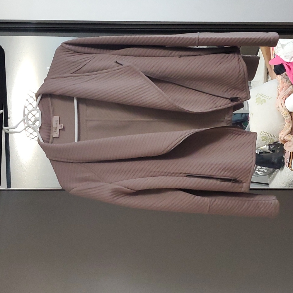 Philosohpy - Jacket - Asymetrical Zipper - Taupe
